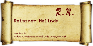 Reiszner Melinda névjegykártya